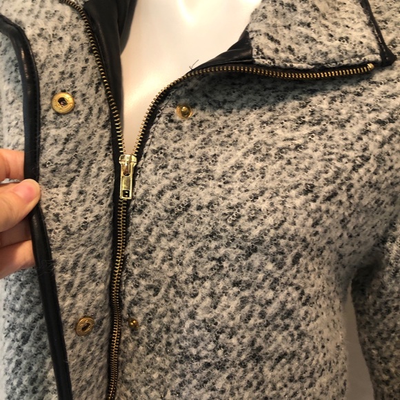 Nordstrom Womens Gray Wool Coat - Picture 4 of 9